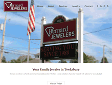 Tablet Screenshot of bernardjewelerstewksbury.com